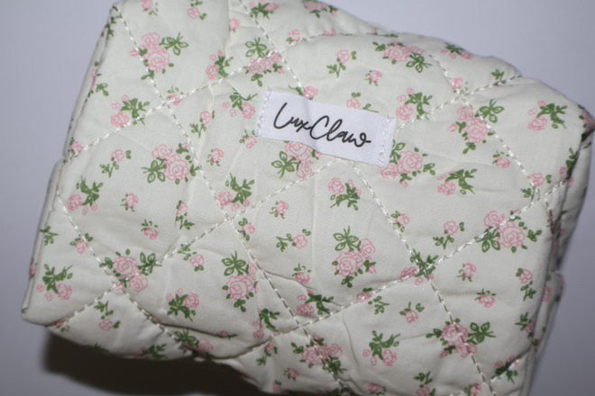 LuxClaw Makeup Bag in "Spring Date"