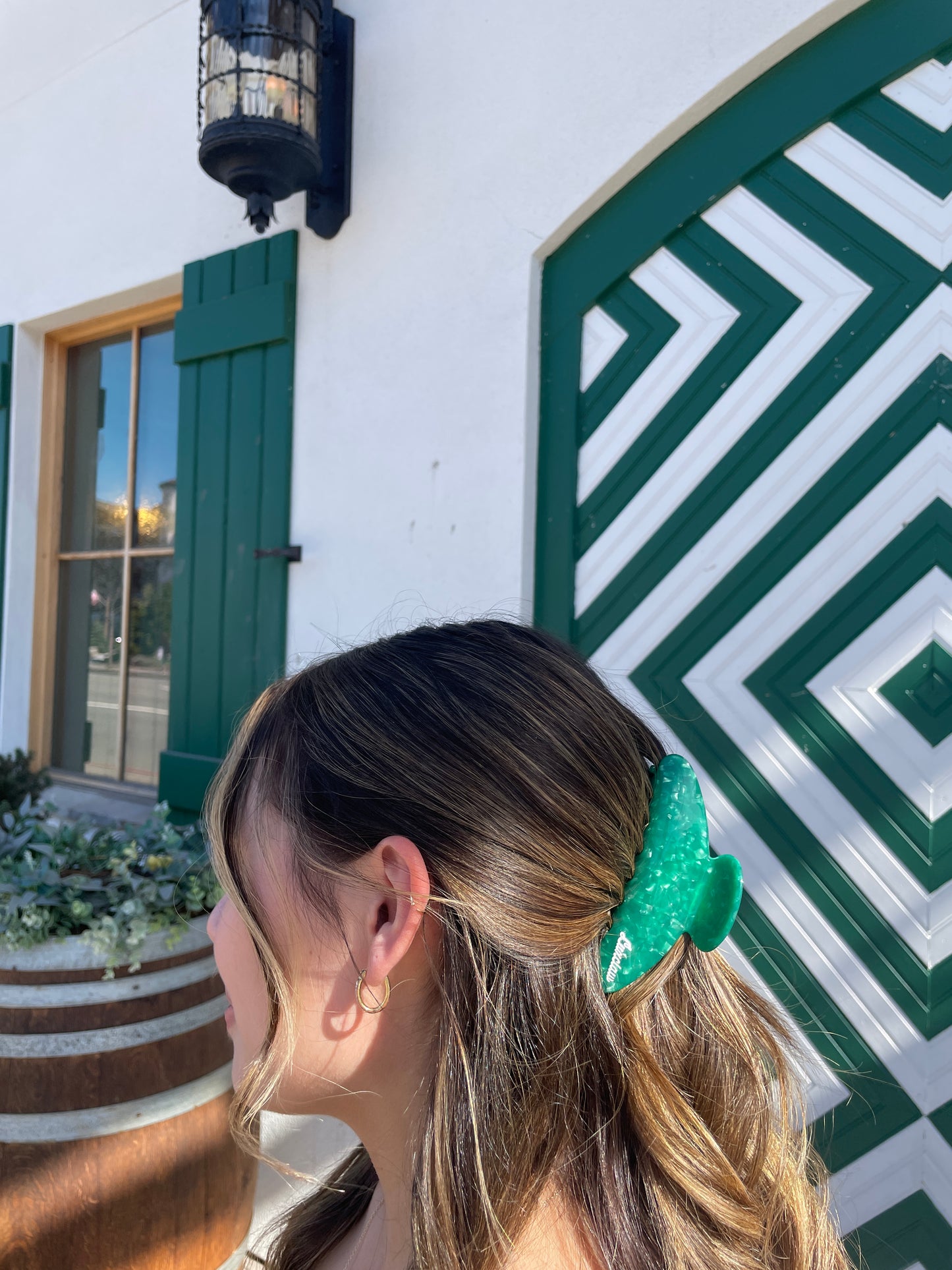 Emerald LuxClaw Hair Clip
