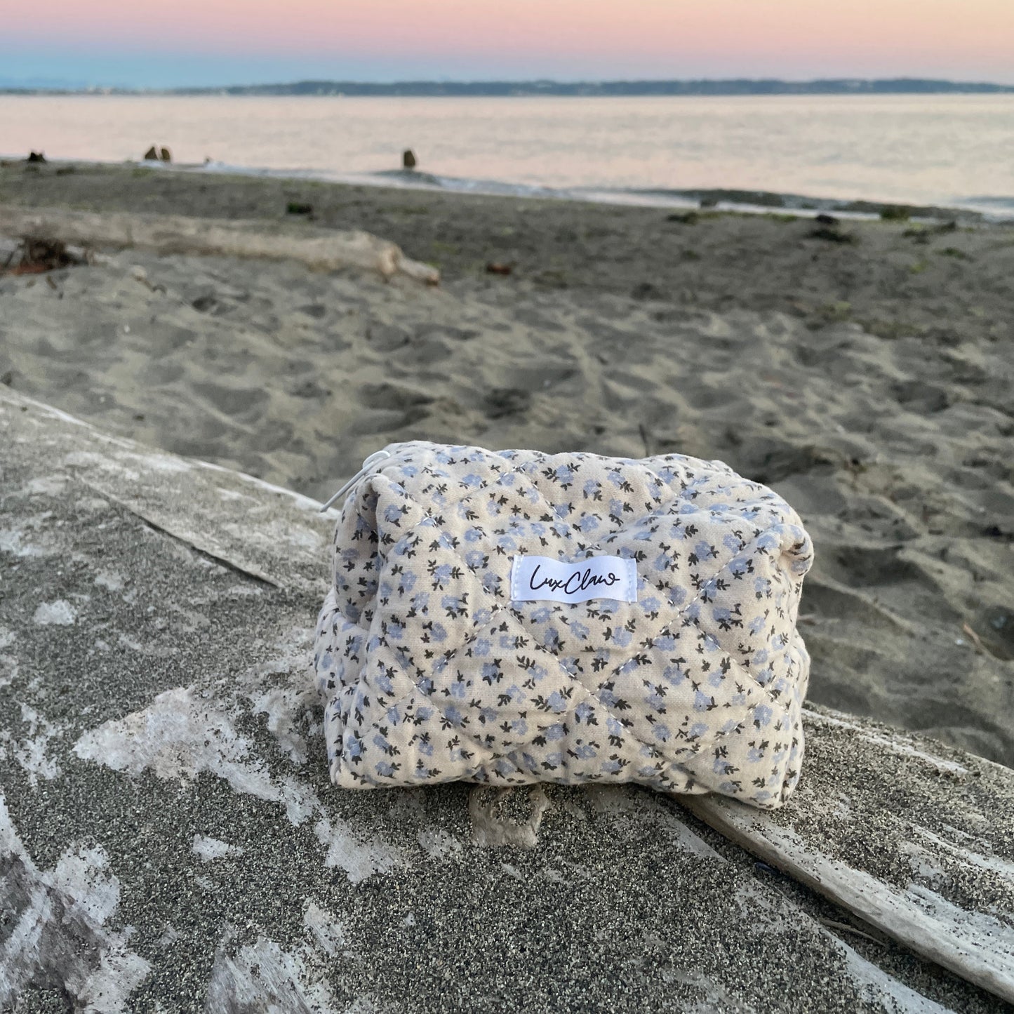 LuxClaw Makeup Bag in "Sunday Morning"
